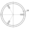 SANEI ワントラップワン 排水用品 直径:72mm 高さ:75mm ワントラップワン 排水用品 直径:72mm 高さ:75mm JH534-72X75 画像2