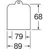 SANEI ワントラップワン 排水用品 直径:89mm 高さ:80mm ワントラップワン 排水用品 直径:89mm 高さ:80mm JH534-88X80 画像3