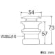 SANEI 丸鉢排水栓 排水用品 オーバーフローのない手洗器用 丸鉢排水栓 排水用品 オーバーフローのない手洗器用 H310-32 画像2