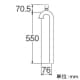 三栄水栓製作所 【販売終了】低位通気弁付Sパイプ 洗面所用 金属製Sトラップ用 パイプ径:32mm 長さ:550mm 低位通気弁付Sパイプ 洗面所用 金属製Sトラップ用 パイプ径:32mm 長さ:550mm H70-66V-32X550 画像2