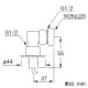 SANEI 洗濯機用ニップル 自動ストップ機能付 洗濯機用ニップル 自動ストップ機能付 PY1230-40TVX 画像3