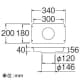 三栄水栓製作所 【販売終了】洗濯機パン ミニパン用 寸法:340×200mm ホワイト 洗濯機パン ミニパン用 寸法:340×200mm ホワイト H543F-340 画像3