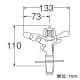 三栄水栓製作所 【販売終了】パートサークルスプリンクラー上部 ガーデニング 設定範囲散水 口径:4.0×2.4mm パートサークルスプリンクラー上部 ガーデニング 設定範囲散水 口径:4.0×2.4mm C55F-13 画像3