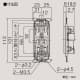 東芝 アースターミナル付接地ダブルコンセント 15A 125V ニューホワイト 《WIDE i/E’sコンセント》 アースターミナル付接地ダブルコンセント 15A 125V ニューホワイト 《WIDE i/E’sコンセント》 NDG2187E(WW) 画像2