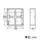 未来工業 埋込四角アウトレットボックス 中形四角 極薄型 埋込四角アウトレットボックス 中形四角 極薄型 CDO-4ASS 画像2