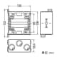 未来工業 軽量間仕切り用 両面アウトレットボックス 中形四角(深) 軽量間仕切り用 両面アウトレットボックス 中形四角(深) RCDO-K4B 画像5
