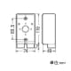 未来工業 露出スイッチボックス 1方出 ミラフレキMF22(下面2個口)適合 露出スイッチボックス 1方出 ミラフレキMF22(下面2個口)適合 PVR-22FU 画像2