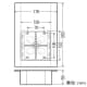 未来工業 X線防護用アウトレットボックス鉛ボード用 鉛当量:3.0mm 大形四角(深型) X線防護用アウトレットボックス鉛ボード用 鉛当量:3.0mm 大形四角(深型) CDO-5BX3-1 画像3