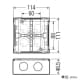 未来工業 X線防護用アウトレットボックス打込用 中形四角(浅型) X線防護用アウトレットボックス打込用 中形四角(浅型) CDO-4AXP-2 画像3