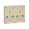 未来工業 積算電力計取付板 2個用 カードホルダー付 ダークグレー 積算電力計取付板 2個用 カードホルダー付 ダークグレー B-2WHDG 画像1