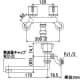 KVK 【生産完了品】2ハンドル混合栓 普通こま仕様 2ハンドル混合栓 普通こま仕様 KM140GM 画像2