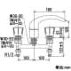 KVK 【販売終了】バス用埋込2ハンドル混合栓 ユニオン接続 固定こま仕様 180mmパイプ付 一般地・寒冷地共通 バス用埋込2ハンドル混合栓 ユニオン接続 固定こま仕様 180mmパイプ付 一般地・寒冷地共通 KM71 画像2