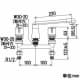 KVK 【販売終了】バス用埋込2ハンドル混合栓 ナット接続 固定こま仕様 一般地・寒冷地共通 バス用埋込2ハンドル混合栓 ナット接続 固定こま仕様 一般地・寒冷地共通 KM83GCU 画像2
