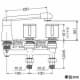 KVK 【販売終了】バス用埋込2ハンドル混合栓 ユニオン接続 固定こま仕様 一般地・寒冷地共通 バス用埋込2ハンドル混合栓 ユニオン接続 固定こま仕様 一般地・寒冷地共通 KM87GTL 画像2