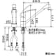 KVK 【販売終了】流し台用シングルレバー式シャワー付混合栓 上施工タイプ 逆止弁付 首振りシャワーヘッド 《KM5011JTFシリーズ》 流し台用シングルレバー式シャワー付混合栓 上施工タイプ 逆止弁付 首振りシャワーヘッド 《KM5011JTFシリーズ》 KM5011JTF 画像3