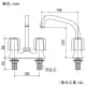 KVK 【販売終了】流し台用2ハンドル混合栓 ミニキッチン用タイプ 固定こま仕様 寒冷地用 吐水口高さ123mm 流し台用2ハンドル混合栓 ミニキッチン用タイプ 固定こま仕様 寒冷地用 吐水口高さ123mm KM17ZNE 画像2