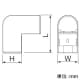 因幡電工 【限定特価】立面アウトコーナー90° Fタイプ 給水・給湯用配管化粧カバー 屋内・屋外兼用 対応樹脂管サイズ:13A 《リフォームダクトJD》 立面アウトコーナー90° Fタイプ 給水・給湯用配管化粧カバー 屋内・屋外兼用 対応樹脂管サイズ:13A 《リフォームダクトJD》 JCO-13F 画像4