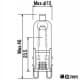 三菱 【生産完了品】ミラー無しラインボルトハロゲンランプ 《ハロピン(HALOPIN)》 110V 60W クリアタイプ G9口金  JD110V60W/G9/PN2 画像2