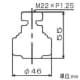 水生活製作所 【販売終了】首振り節水キッチンシャワー M22×P1.25 ABS・EPDM・シリコン・POM樹脂製 首振り節水キッチンシャワー M22×P1.25 ABS・EPDM・シリコン・POM樹脂製 HV-203SV 画像4