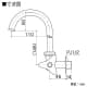 KVK 【販売終了】横形自在水栓 固定こま仕様 横形自在水栓 固定こま仕様 K10SSコテイコマシヨウ 画像2