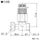 KVK 【販売終了】吸気弁付片ナットチーズ 《寒冷地向PEX管水抜きシステム サイファ》 吸気弁付片ナットチーズ 《寒冷地向PEX管水抜きシステム サイファ》 MP965B 画像2