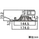 東芝 【生産完了品】LEDダウンライト 断熱施工用 LED一体形タイプ 高気密SB形 浅形 昼白色 白熱灯器具60Wクラス 埋込穴φ150mm 屋内・屋外兼用 防湿・防雨形  LEDD87002N(W)-LS 画像2