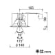 オーデリック 【生産完了品】ユニバーサルダウンライト SG&#8544;形 埋込穴φ125 ミニクリプトン球60W 本体色:オフホワイト  OD062467 画像3