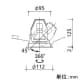 オーデリック 【生産完了品】ユニバーサルダウンライト M形 埋込穴φ100 オフホワイト E11 電球別売 ユニバーサルダウンライト M形 埋込穴φ100 オフホワイト E11 電球別売 OD058075 画像2