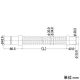 カクダイ 【販売終了】洗濯機排水ホース 長さ1m 洗濯機排水ホース 長さ1m 4361-1 画像2