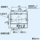 パナソニック パイプファン 自動運転形[湿度センサー付] 排気 角形インテリアパネル形「ピタンコ」 ターボファン 洗面所用 壁・天井取付 高気密電気式シャッター付 適用パイプ径φ100mm 速結端子付 パイプファン 自動運転形[湿度センサー付] 排気 角形インテリアパネル形「ピタンコ」 ターボファン 洗面所用 壁・天井取付 高気密電気式シャッター付 適用パイプ径φ100mm 速結端子付 FY-08PPH9D 画像2