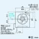 三菱 【生産完了品】標準換気扇 クリーンコンパック 《エクストラグレード》 台所用 スタンダードタイプ 連動式シャッター 速調・引きひも付 25cm  EX-25FH6 画像2