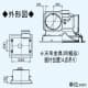 三菱 【生産完了品】ダクト用換気扇 天井埋込形 消音・大風量形 フルフラットインテリアタイプ 居間・事務所・店舗用 接続パイプφ150mm 埋込寸法:385mm角  VD-18ZNP10-Z 画像4