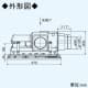 三菱 【生産完了品】バス乾燥・暖房・換気システム 3部屋用 100V電源 三菱HEMS対応 接続パイプφ100mm 埋込寸法:420×300mm  V-143BZL-HM 画像2