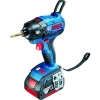 BOSCH 【生産完了品】バッテリーインパクトドライバー 軽量1.4kg DC18V 2.0/4.0Ahリチウムイオンバッテリー ECP・ETP・EMP機能搭載 ECモーター LEDライト、キャリングケース、充電器付 GDR18V-ECN