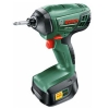 BOSCH 【生産完了品】バッテリーインパクトドライバー 軽量1.25kg DC18V 1.5Ahリチウムイオンバッテリー1個付 ECP機能搭載 電子無段変速 キャリングケース、充電器付 PDR18LI-1B