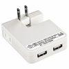 サンワサプライ 【生産完了品】USB充電タップ型ACアダプタ Apple用 合計2.1A 電源1個口 USB2ポート ホワイト ACA-IP25W