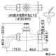 カクダイ 【販売終了】共用万能ホーム水栓13 カギ式 単水栓タイプ 節水固定コマ仕様 一般地・寒冷地共用 カギ付 共用万能ホーム水栓13 カギ式 単水栓タイプ 節水固定コマ仕様 一般地・寒冷地共用 カギ付 7015B 画像2