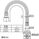 カクダイ 【生産完了品】スワンフレキパイプ パイプ長さ300mm 泡沫金具付 標準径16・18mmパイプ上向(W26山20)  0755 画像3