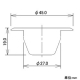 カクダイ 【販売終了】洗面器ストレーナー 排水口径29〜35mm用 洗面器ストレーナー 排水口径29〜35mm用 9437 画像2