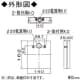 東芝 【生産完了品】LED誘導灯 本体のみ 天井・壁直付形 C級(10形) 両面灯 自己点検タイプ 電池内蔵形 樹脂製  FBK-10602N-LS17 画像3