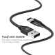 電材堂 【販売終了】USBケーブル USB〜Type-C 長さ1.2m ブラック USBケーブル USB〜Type-C 長さ1.2m ブラック DCATYW01 画像4