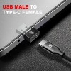 電材堂 【販売終了】USBハブアダプター Type-C〜USB ブラック USBハブアダプター Type-C〜USB ブラック DCATJQA01 画像1