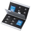 サンワサプライ 【生産完了品】アルミメモリーカードケース microSDカード用 両面収納タイプ 最大14枚収納 アルミメモリーカードケース microSDカード用 両面収納タイプ 最大14枚収納 FC-MMC5MICN 画像1