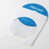 サンワサプライ DVD・CDペーパースリーブケース 1枚収納 ホワイト 50枚セット FCD-PS50WN