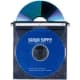 サンワサプライ 【生産完了品】DVD・CDケース 自動オープン機能搭載 100枚収納 インデックスカード付 ブラック  FCD-DR7BK 画像4