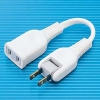 サンワサプライ 【生産完了品】電源延長コード 2P・1個口・0.1m TAP-B16