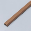 サンワサプライ 壁面用ケーブルカバー 角型タイプ 幅17mm 長さ1m 両面テープ付 ブラウン 壁面用ケーブルカバー 角型タイプ 幅17mm 長さ1m 両面テープ付 ブラウン CA-KK17BR 画像1