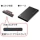 サンワサプライ 【生産完了品】2.5インチハードディスクケース SATA用 USB3.0対応 薄型タイプ 2.5インチハードディスクケース SATA用 USB3.0対応 薄型タイプ TK-RF253SAUL 画像2