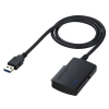 サンワサプライ SATA-USB3.0変換ケーブル HDD・SSD・光学式ドライブ用 ON・OFFスイッチ付 長さ0.8m USB-CVIDE3
