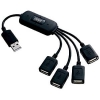 サンワサプライ 【生産完了品】USB2.0ハブ 4ポート ケーブルタイプ ブラック USB2.0ハブ 4ポート ケーブルタイプ ブラック USB-HUB227BK 画像1